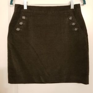 Banana Republic corduroy A line mini skirt